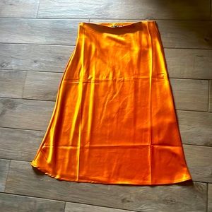 Orange skirt